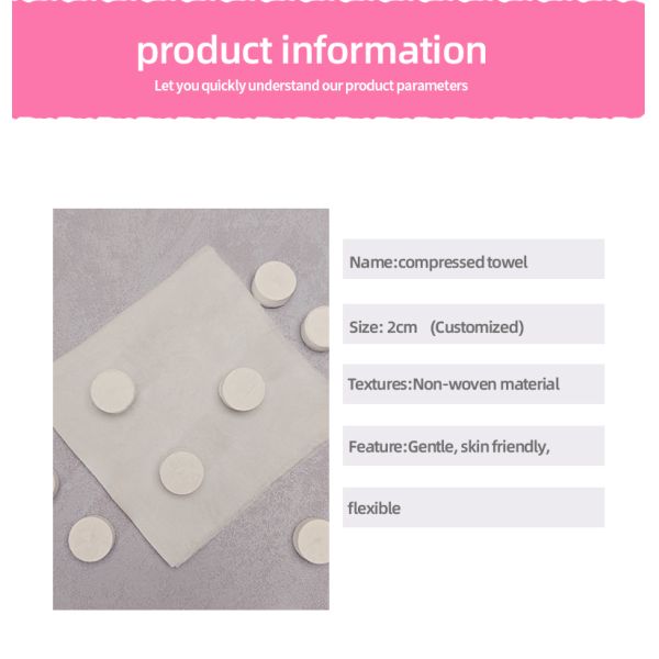100pcs Compressed Face Towels Individually Wrapped Compressed Face Cloth