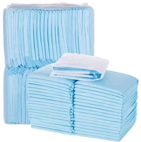 60x90 White Printed Disposable Medical Absorbent Underpad for Adult Bed 6Ply Core Layer