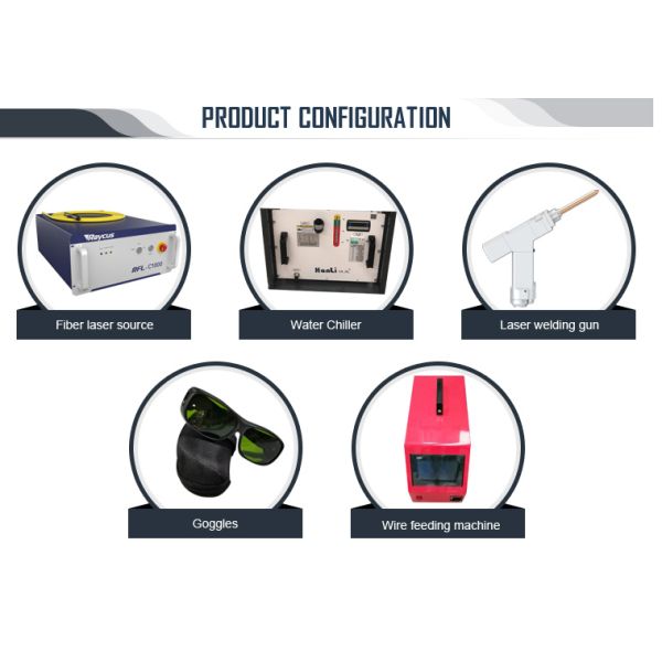 Portable 1080nm 1000W Laser Welding Machine With Auto Wire Feeder