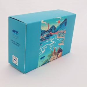 Quality ISO9001 CMYK Blue Paper Corrugated Mailer Boxes Custom Toy Boxes for sale