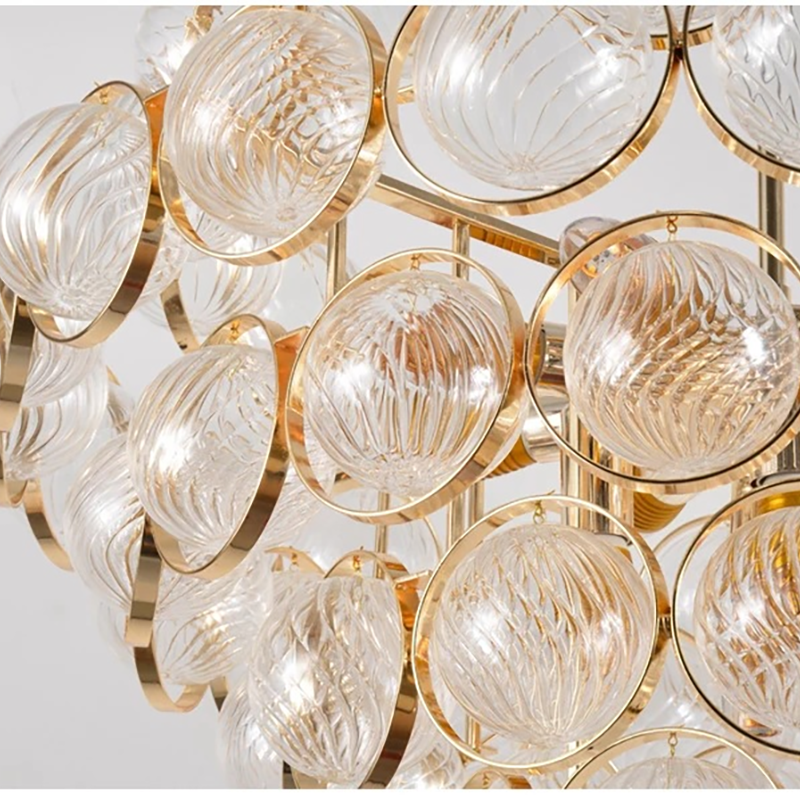 Hollow crystal ball Crystal Bar Raindrop Chandelier Lighting Flush Mount Rectangle Island LED Ceiling Light Fixture