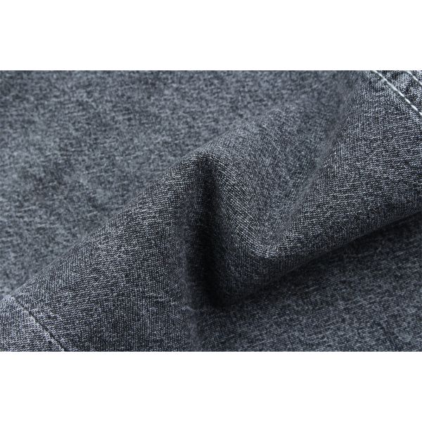 100% Pure Cotton Silk-like Black Lightweight Denim Fabric