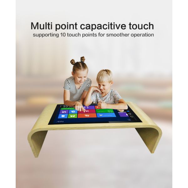 43 Inch Android Windows LCD Interactive Smart Touch Table for boardgame touch screen table with NFC Module Power Charging Station Camera Module