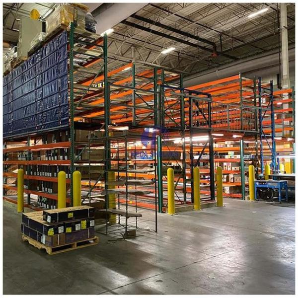Buy HEDA Warehouse Racking Mezzanine Racking System Pallet 1t/Layer at wholesale prices