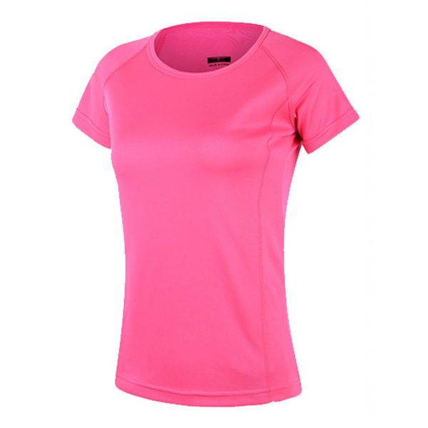 Women Sports T-shirts, preshrunk Sports T-shirts, Quick dry fabric T-shirts, promotional Logo printed T-shirts