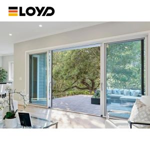 Soundproof Aluminum Sliding Door Left / Right Opening Direction