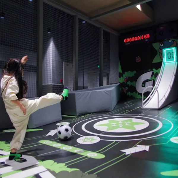 Forest Theme Indoor Playground for Kids with Slides and Ball Pit