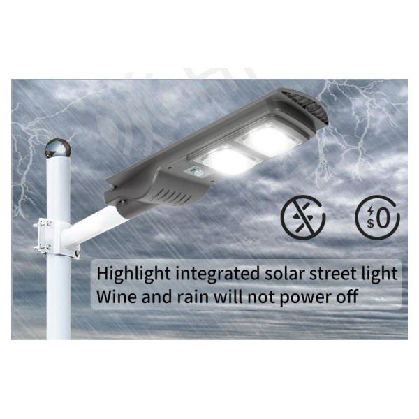 30W/60W/90W/120W All In One LED Solar Street Light Outdoor Super Bright Sensor Waterproof
