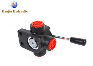 Quality Rotary Control Lever Operated Hydraulic Diverter Valve 24gpm G1/2 Ports for sale