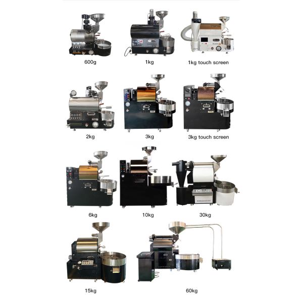 Small Baking Equipment 2kg Coffee Bean Roaster Electric / Gas Coffee Bean Roaster