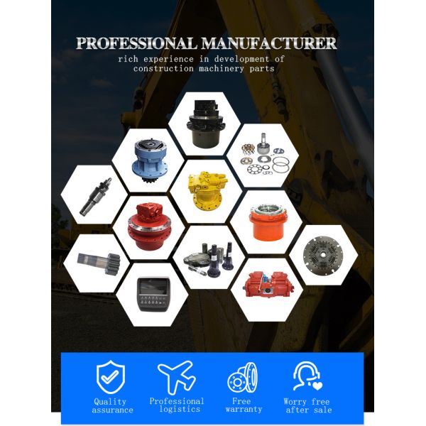 Belparts Excavator 21M-27-00050 708-88-40220 Excavator Travel Motor Assembly For PC600-6 PC650-6 PC600-7