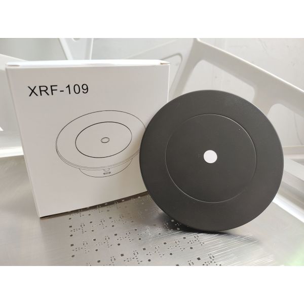 Small Led Lighted Turntable Display Stand 10.9cm Customizable For Store