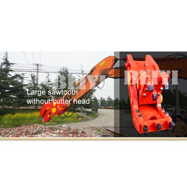 BEIYI BY-HC SERIES concrete hydraulic pulverizerexcavator pulverizer attachments