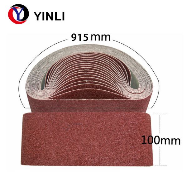 Warehouse Shipping Within 24h 27PCS 3x18" 40 - 400 Grit Sanding Belt Set For Stainless Steel Sanding Polish
