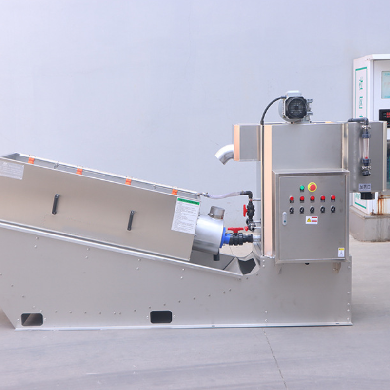 Sludge Dewatering Sewage Treatment Process Multi-disc Screw Press Solid Liquid Separator