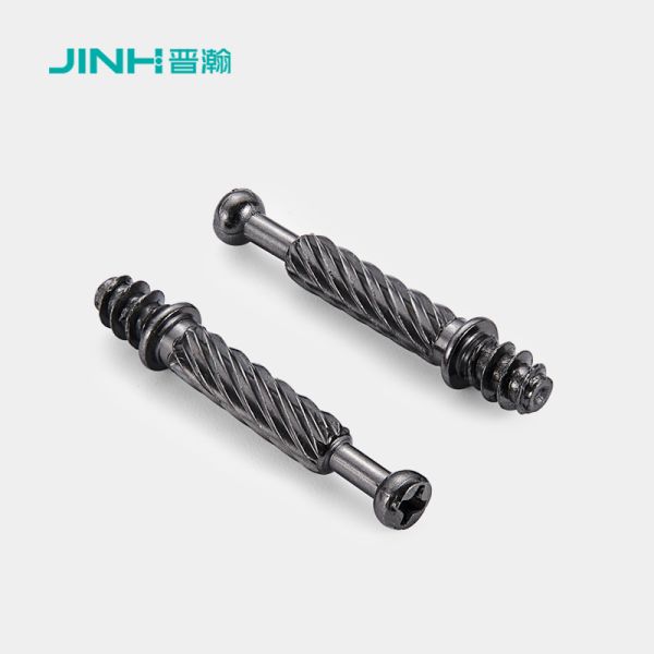 Jh-2167 Steel Minifix Spreading Bolts 40mm Cabinet Fittings For Rta Furniture