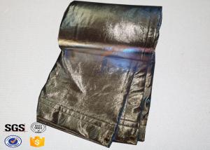 China Aluminum Coated Fiberglass Fire Retardant Blanket For Welding 17oz on sale