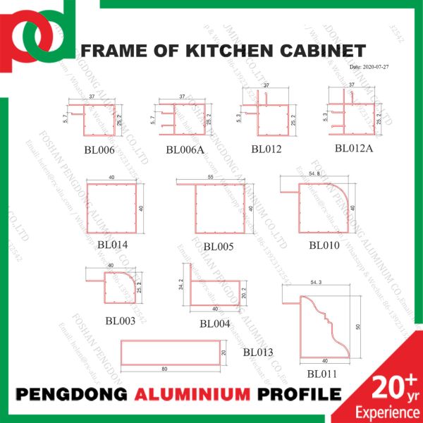 Libya Aluminum extrusion profile for kitchen