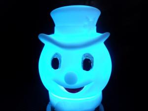 Quality Holloween Skull Heads LED Flashing Snowman Decoration Toy AG13 Button Battery for sale