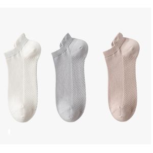 Quality Custom Breathable Cotton Women Ankle Short Socks for sale