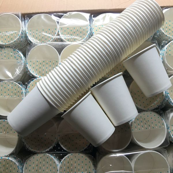 12oz Disposable Supplies Disposable Paper Cup Double Wall Paper Coffee Cup Stable