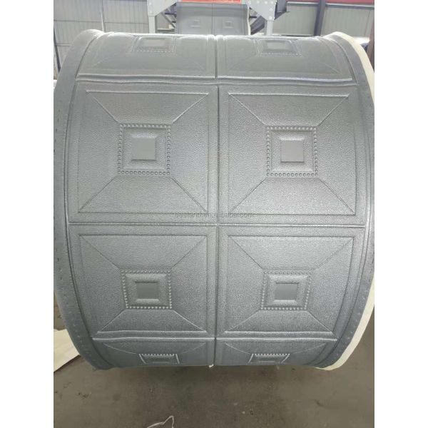 Geometric 3D PE Foam Wallpaper Green Waterproof Self Adhesive 3D Foam Wall Stickers