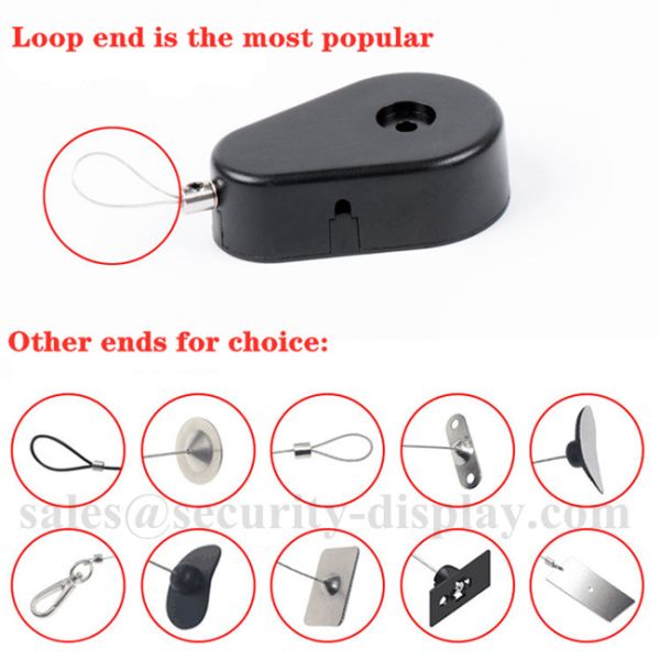 Tear Shape Anti-Theft Pull Box with Soft Label End for Curved Surface