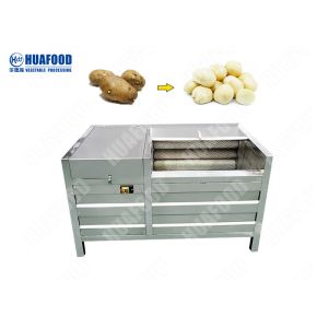 China Potato Washing Machine Potato Washing Machine / Automatic Potato Peeler Machine on sale