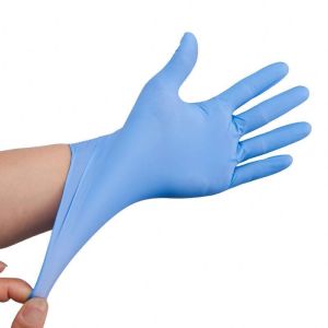 Quality Powder Free Disposable Nitrile Medical Gloves M 95mm Width for sale