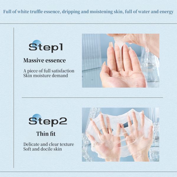 Factory Price Face Sheet Mask Astaxanthin Whitening Moisturizing White Truffle Serum Facial Mask Rose Face Mask