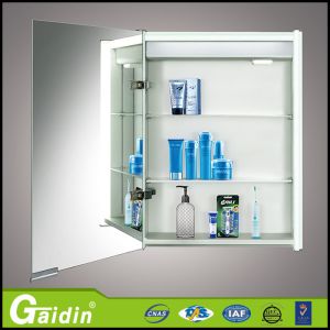 Quality Glass Mirror Modern Bathroom Cabinet Vanity with light for sale