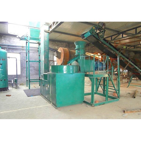 Organic Fertilizer Granule Production Line Cow Dung Compost Granulator Biomass Flat Die Production Line