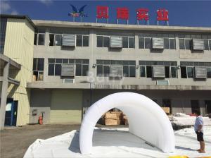 Quality White Air Tight Inflatable Event Tent , Diy Inflatable Tunnel Tent With LED for sale