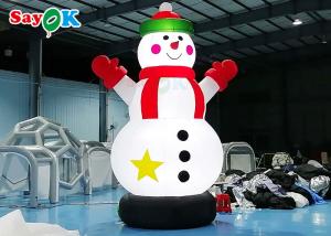 China 210D Oxford Cloth Inflatable Christmas Ornaments For Activity Decoration on sale
