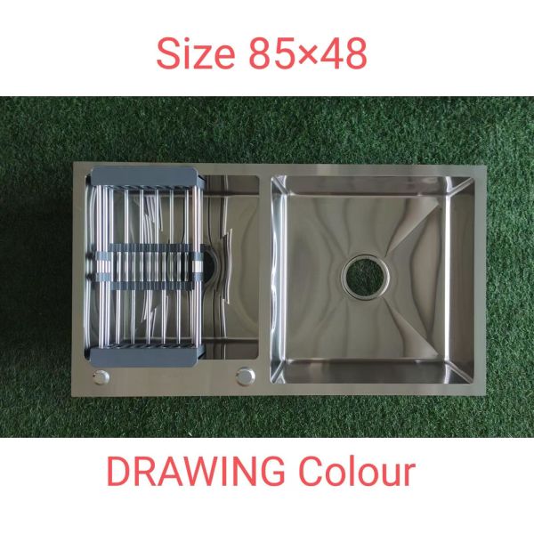 Buy Gold Bronze Black Double Bowl Sink Undermount Handmade Kitchen Sink at wholesale prices