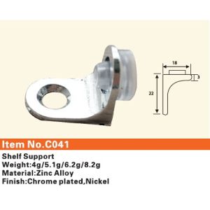 Quality C041 Furniture connecting fittings:Shelf Support for sale