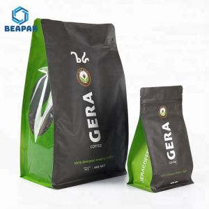 Quality Moisture Proof 1kg Stand Up Zipper Coffee Bean Pouch Bag for sale