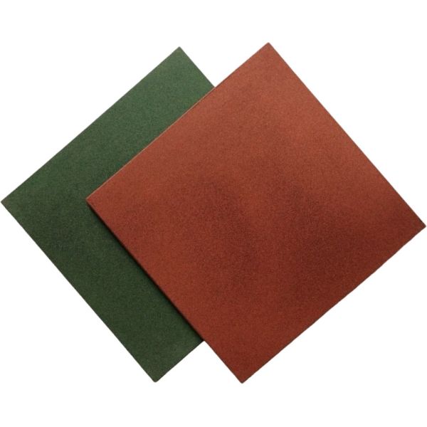 Custom Gym Rubber Floor Mat Outdoor Sports Double Surface Rubber Gym Mat Flooring Tiles