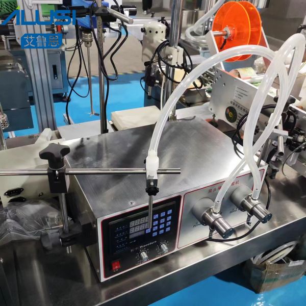 Ampoule Bottle Liquid Filling Machine Electric Digital Control Quantitative Double Heads Magnetic Pump