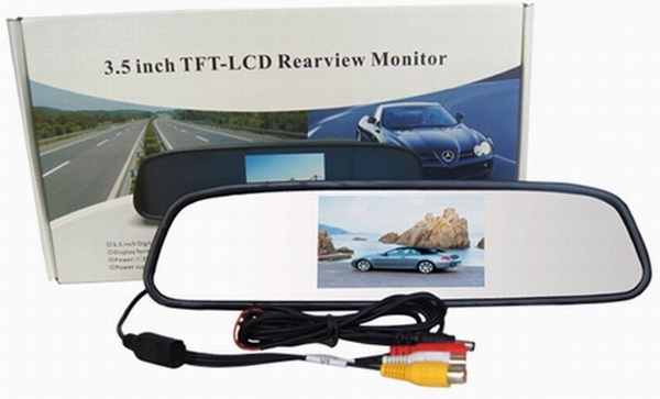 High resolution 4.3&quot; Color TFT LCD Car Rearview Mirror Monitor 16:9 screen DC 12V