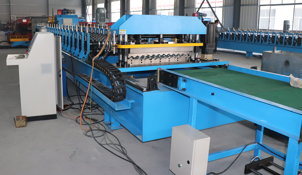 High Speed 45m/Min Corrugated Roof Sheet Making Machine With 22 Roller Station