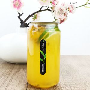 Quality 330ml Clear Plastic Container Bottles Cold Pressed Juices Homemade Beverages for sale