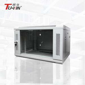 China Dustproof Wall Mount Network Rack , Custom Wall Mount Rack Enclosure Cabinet on sale