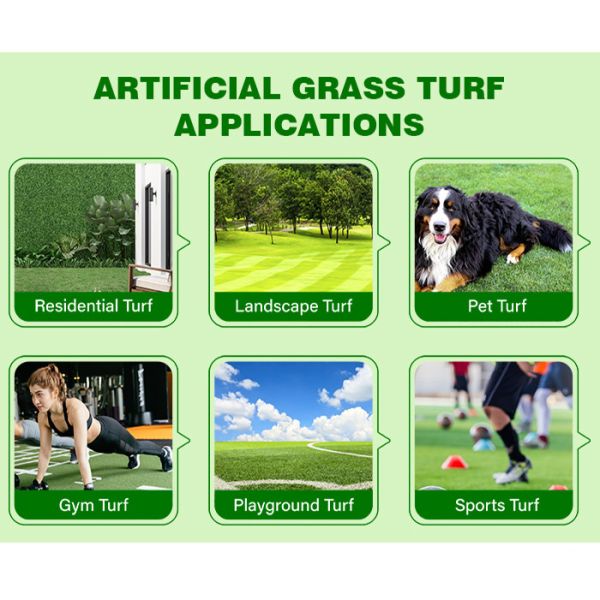 OEM ODM Commercial Artificial Grass Turf Roll SBR Latex Backing