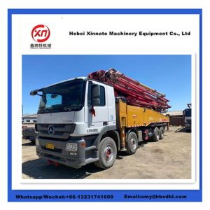 China Sany 56m Used Concrete Pump Truck Secondhand Concrete Mobile Pump on sale