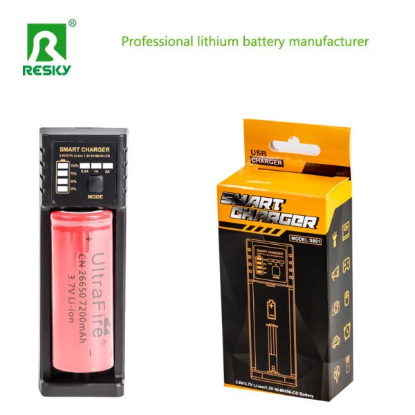 Intelligent Rechargeable Cell Charger For Li-ion 14500 18500 18650 26650 Battery