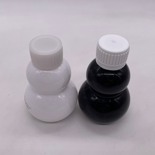 120ML PET Gourd Bottle for Health Products Customizable Color Screw Cap and Free Sample