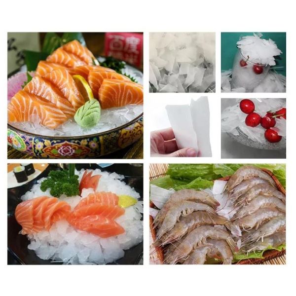 Small 1100 Kg Commercial Flake Ice Making Machine For Fish 19.94 kw