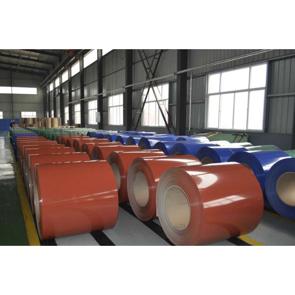 RAL color prepainted galvanized steel coil PPGI DX51 Dx53d Z275 0.35mm ppgi galvanized steel coil for roofing sheet