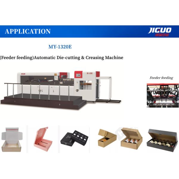 Feeding Automatic Die Cutting Machine Creasing Centreline System 1320X960mm Paper